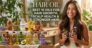 Hair Oil: Best 10 Oils for Hair Growth, Scalp Health & Stronger Hair
