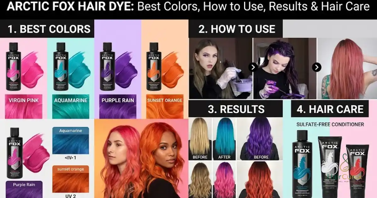 Arctic Fox Hair Dye: Best 10 Colors, How to Use, Results & Hair Care