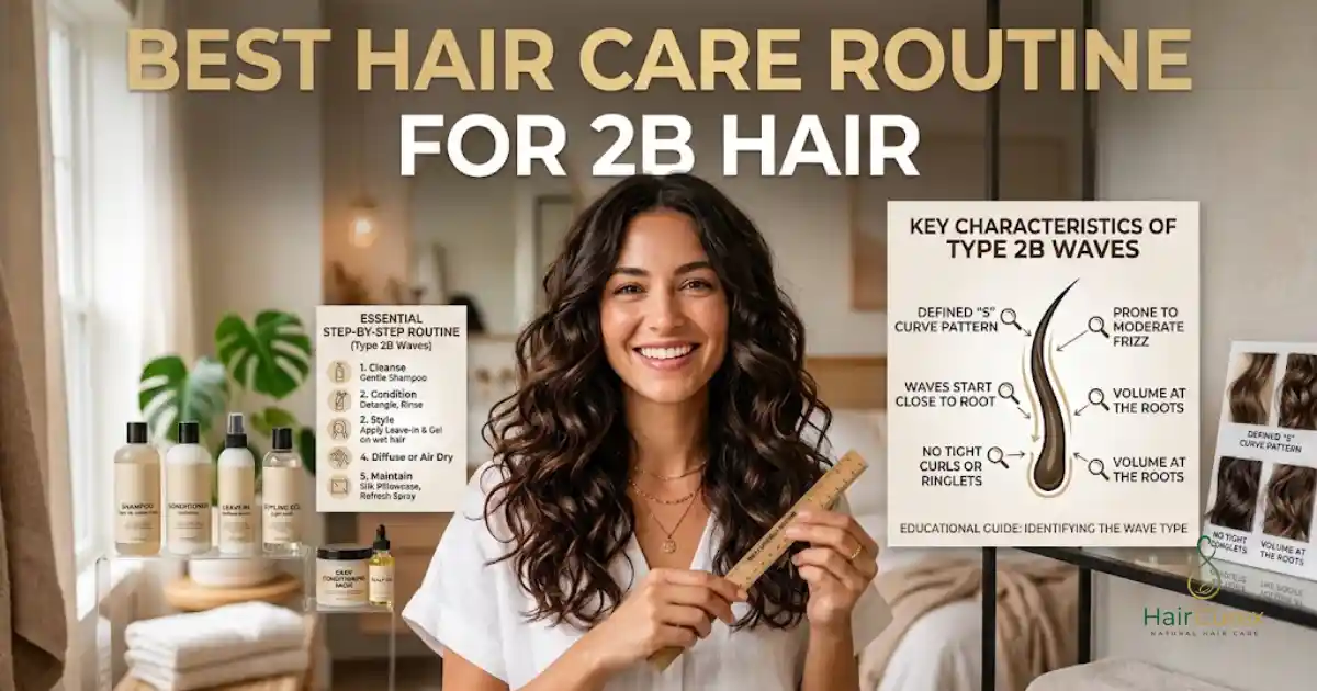 Best Hair Care Routine for 2B Hair