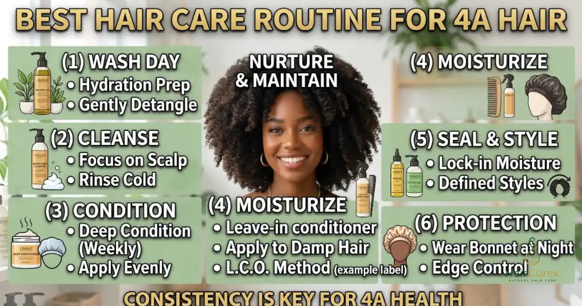 Best Hair Care Routine for 4A Hair