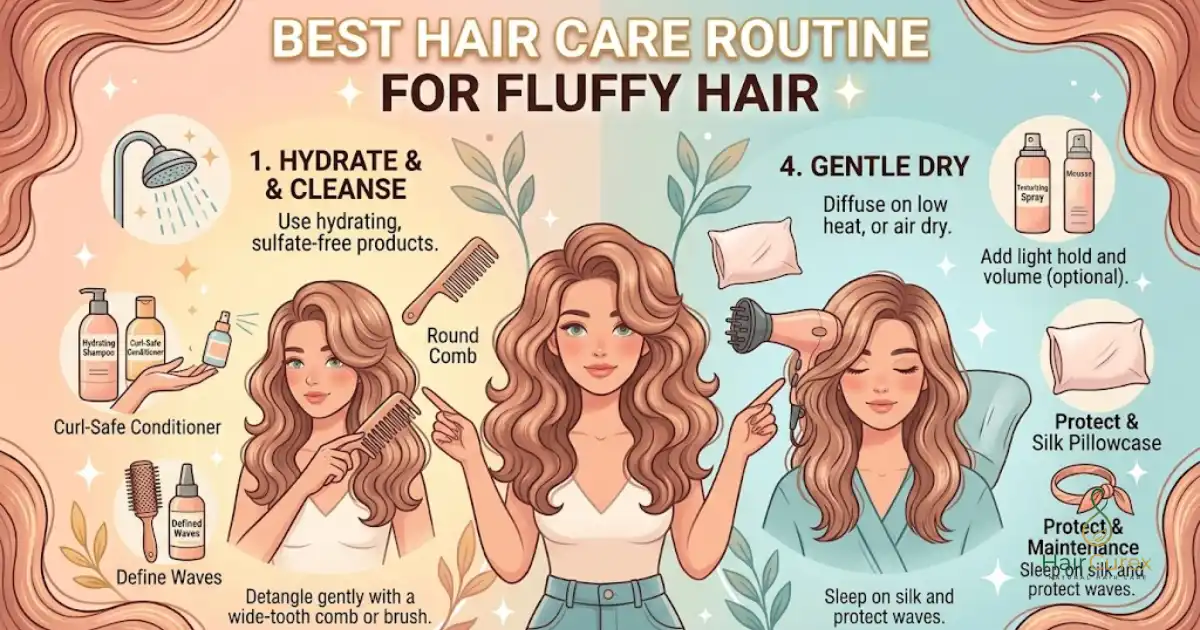 Best Hair Care Routine for Fluffy Hair