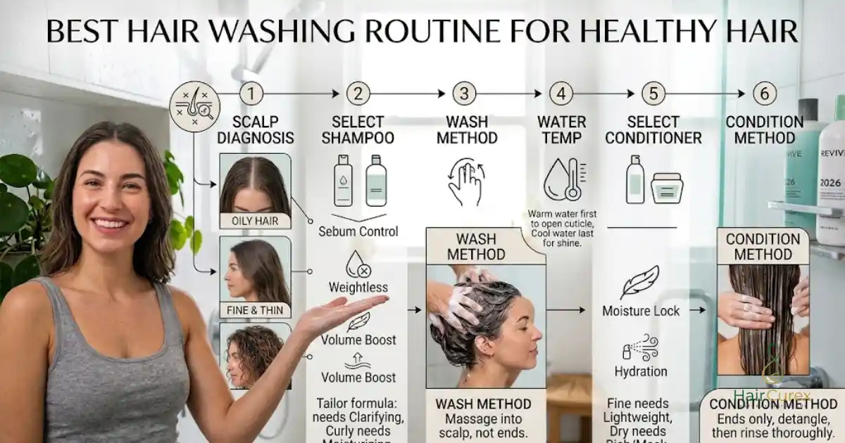 Best Hair Washing Routine for Healthy Hair