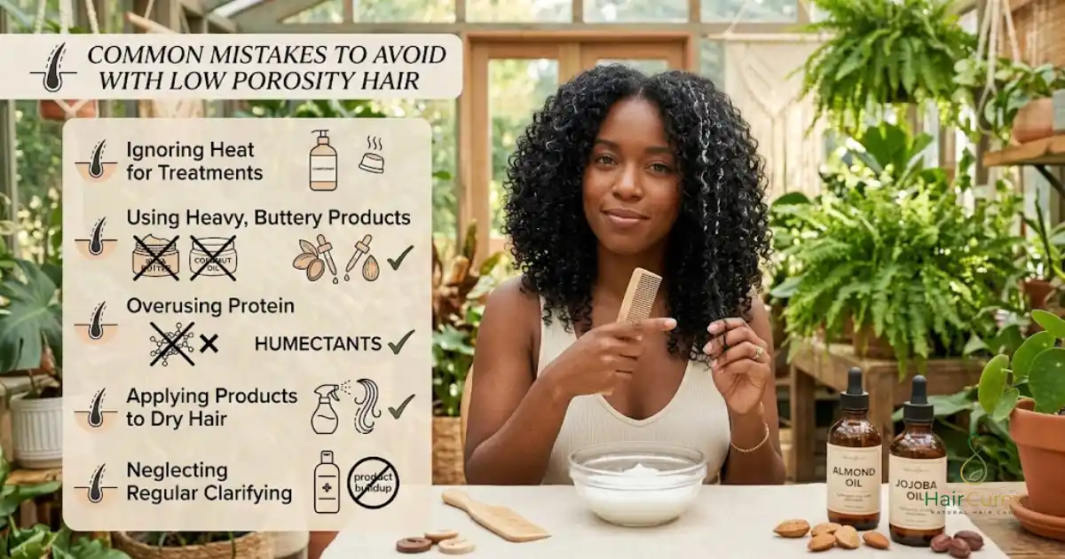 Common Mistakes to Avoid With Low Porosity Hair