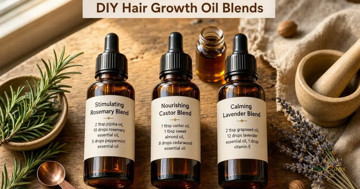 DIY Hair Growth Oil Blend Recipes