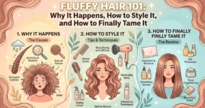 Fluffy Hair 101: Why It Happens, How to Style It, and How to Finally Tame It