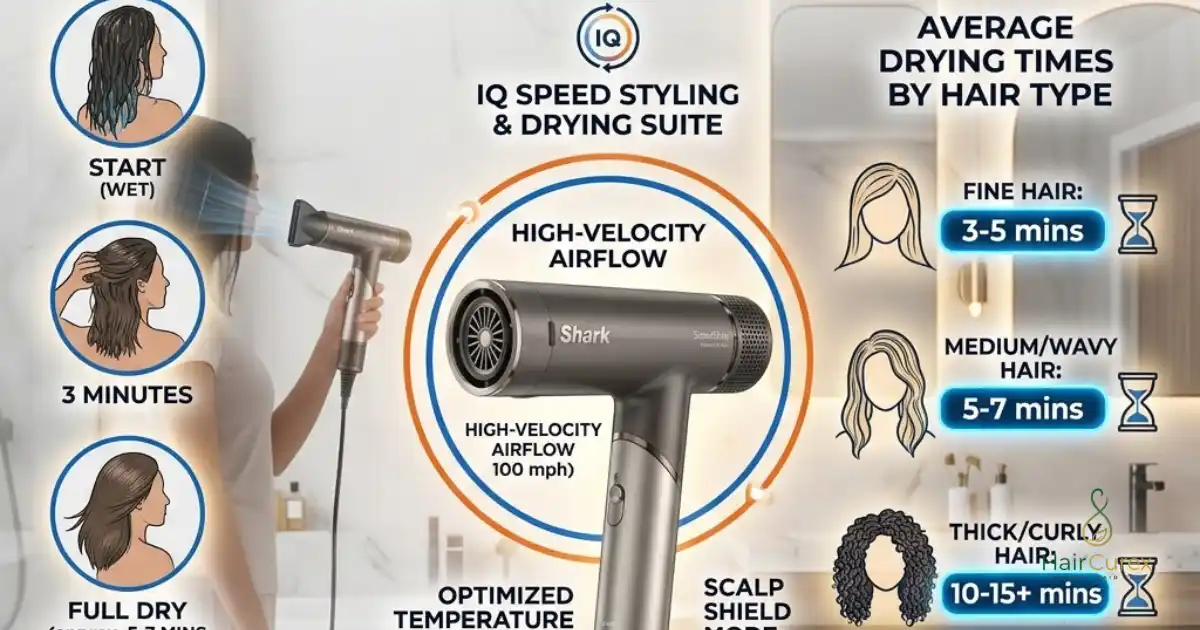 How Fast Does a Shark Hair Dryer Dry Your Hair?