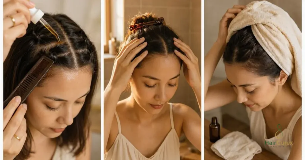 How to Apply Hair Oil for Actual Regrowth Results