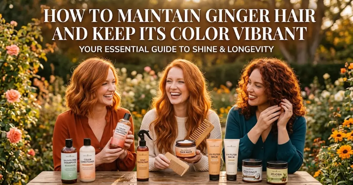 How to Maintain Ginger Hair and Keep Its Color Vibrant