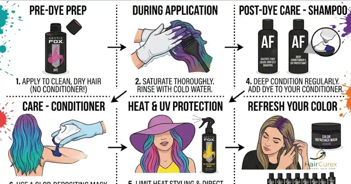 How to Make Arctic Fox Hair Dye Last Longer