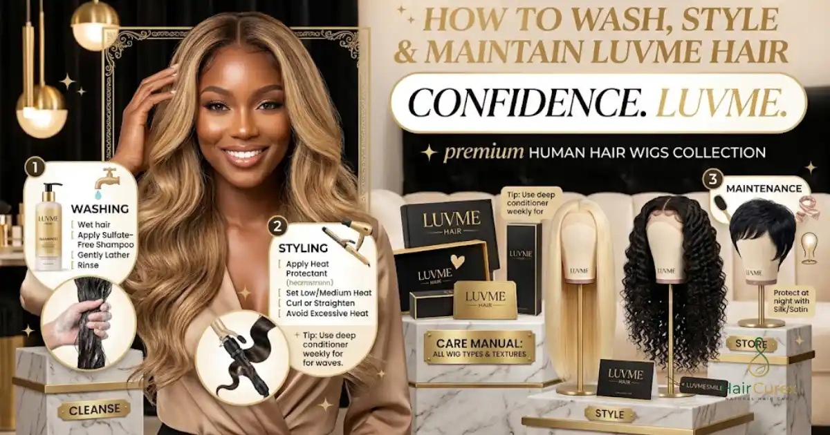 How to Wash, Style & Maintain Luvme Hair