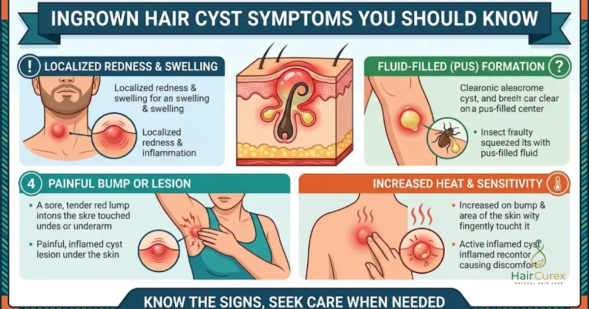 Ingrown Hair Cyst Symptoms You Should Know