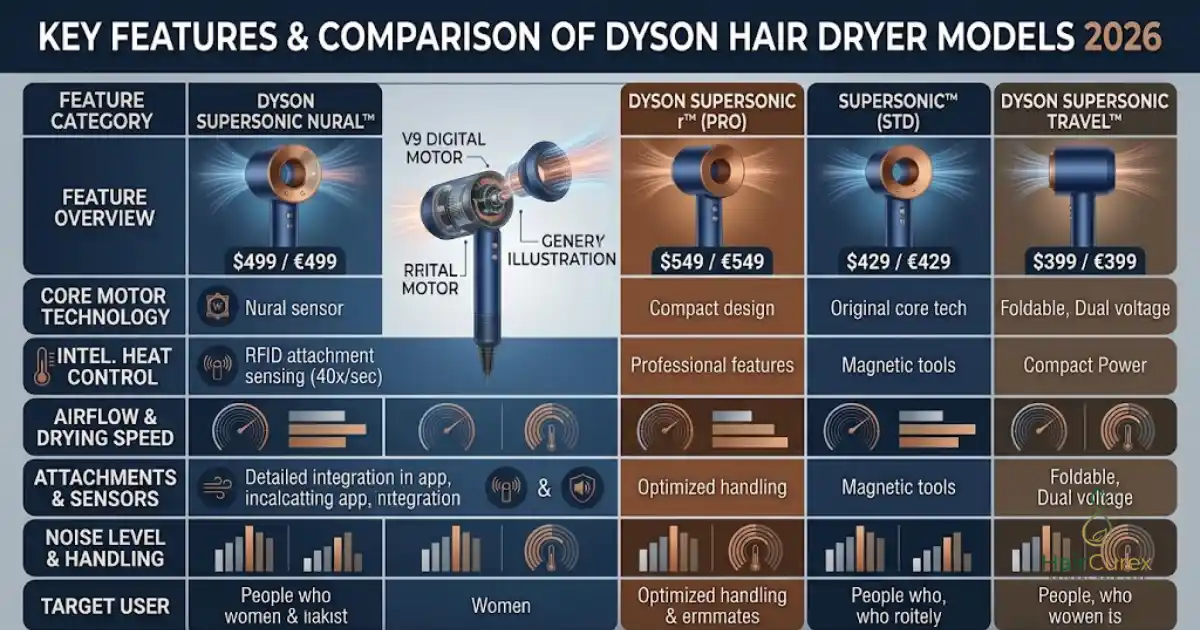 Key Features of the Dyson Hair Dryer
