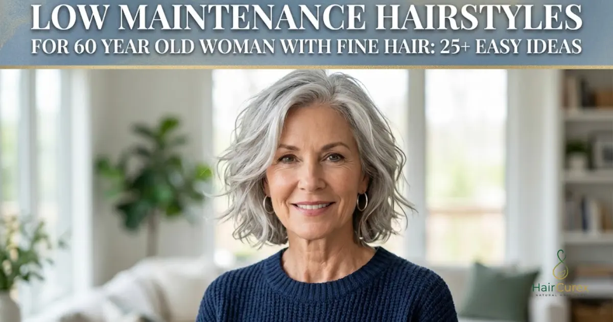 Low Maintenance Hairstyles for 60 Year Old Woman With Fine Hair: 25+ Easy Ideas