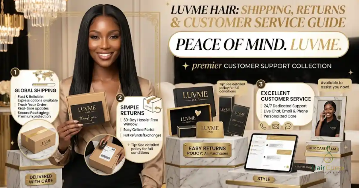 Luvme Hair Shipping, Returns & Customer Service