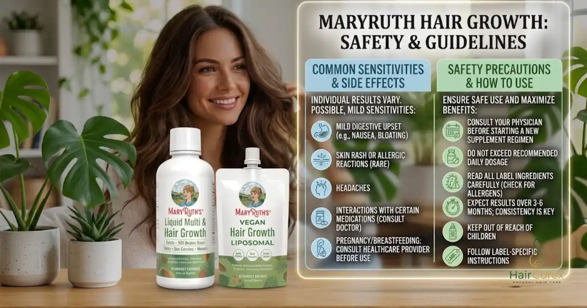 MaryRuth Hair Growth Side Effects and Safety