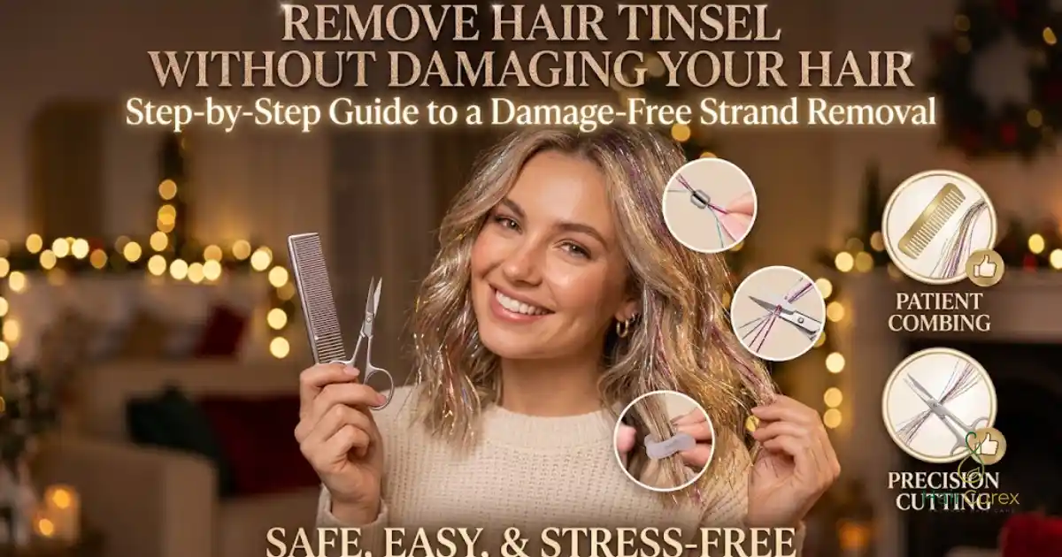 Remove Hair Tinsel Without Damaging Your Hair