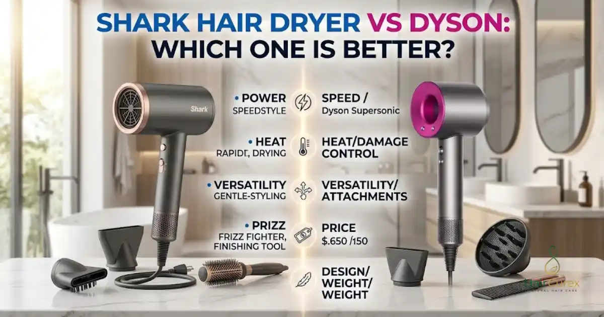Shark Hair Dryer vs Dyson