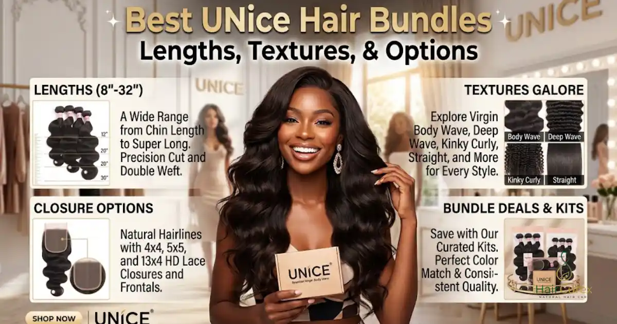 UNice Hair Bundles: Lengths, Textures, and Options