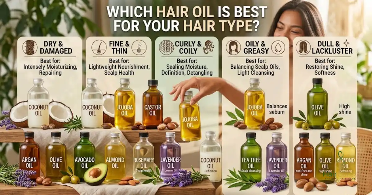 Which Hair Oil Is Best for Your Hair Type